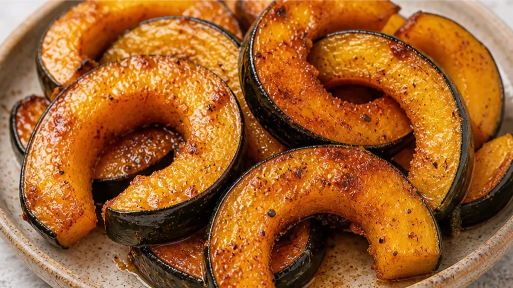 Fall Air Fryer Acorn Squash Recipe - Discover the best Acorn Squash recipe! Easy to make in the air fryer, it's a delicious and healthy fall side dish ready in