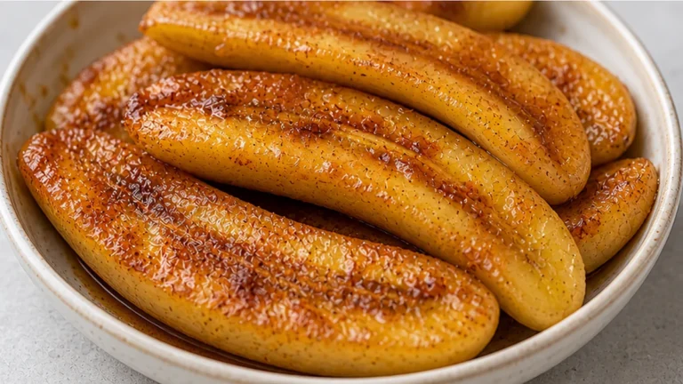 Sweet & Crispy Air Fryer Bananas!