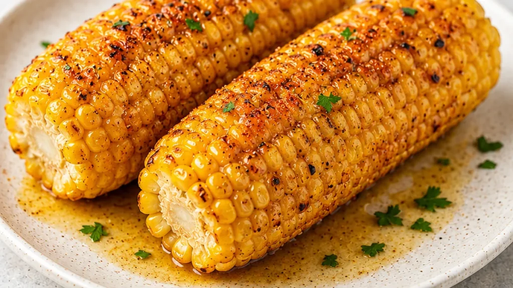 Golden Air Fryer Corn: Easy Summer Treat - Air fryer corn: Make this easy, delicious side in under 20 minutes! Perfectly tender kernels with a touch of char and