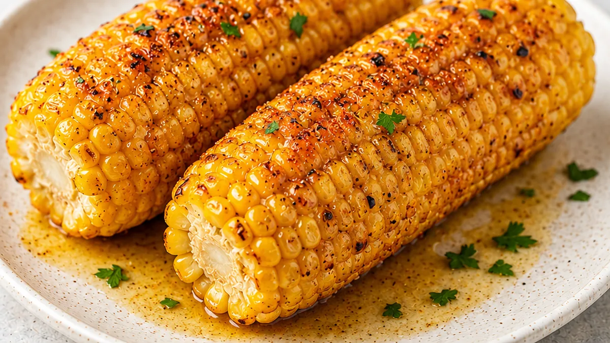 Golden Air Fryer Corn: Easy Summer Treat - Air fryer corn: Make this easy, delicious side in under 20 minutes! Perfectly tender kernels with a touch of char and