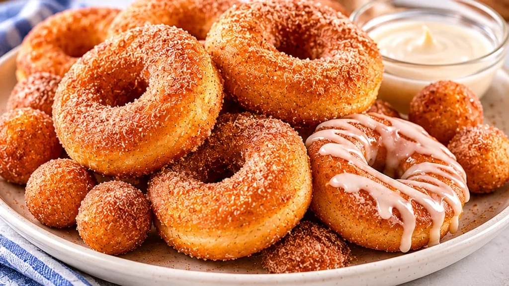 Easiest Air Fryer Donuts Recipe - Air fryer donuts: Make these incredibly easy, fluffy donuts in under 20 minutes. Perfect for a quick sweet treat anytime!
