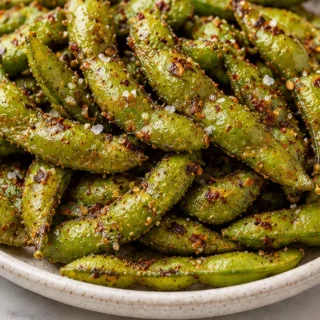 Crispy Air Fryer Edamame That's Addictively Good!