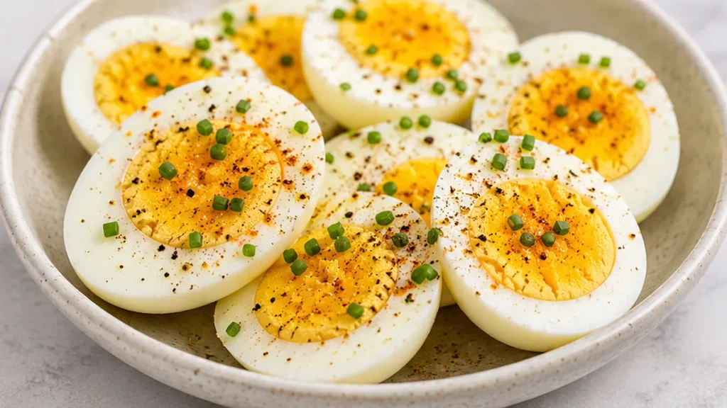 Perfect Air Fryer Hard-Boiled Eggs - air fryer eggs - Discover the easiest way to make perfect hard-boiled eggs using your air fryer. This simple recipe deliver