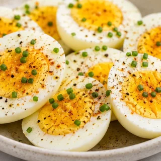Perfect Air Fryer Hard-Boiled Eggs - air fryer eggs