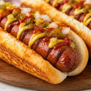 Crispy Air Fryer Hot Dogs Recipe