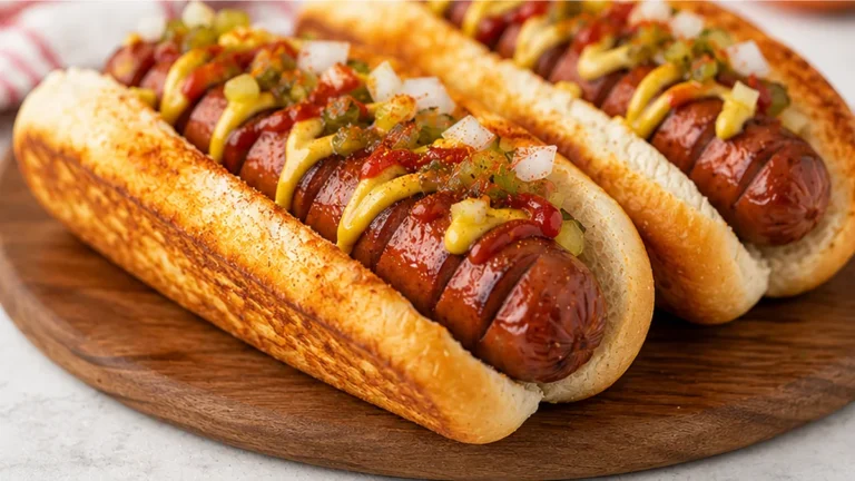 Crispy Air Fryer Hot Dogs Recipe