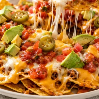 Air Fryer Nachos: CHEESE PULL Heaven!