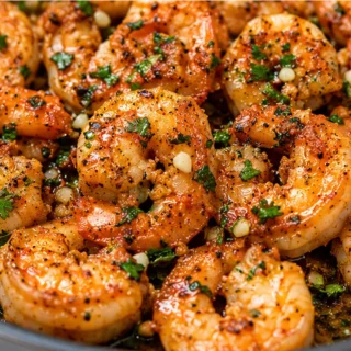 Crispy Garlic Butter Shrimp - 5 Mins! - air fryer shrimp - Discover the best air fryer shrimp recipe! Quick, easy, and incredibly delicious garlic butter shrimp