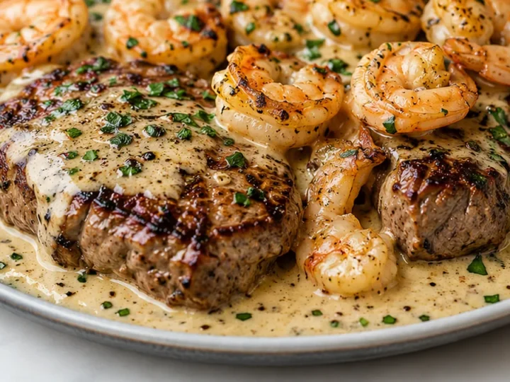 Air Fryer Steak & Shrimp Magic