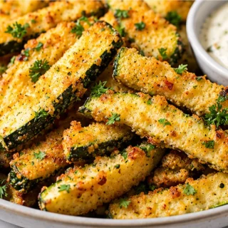 Crispy Air Fryer Zucchini Recipe