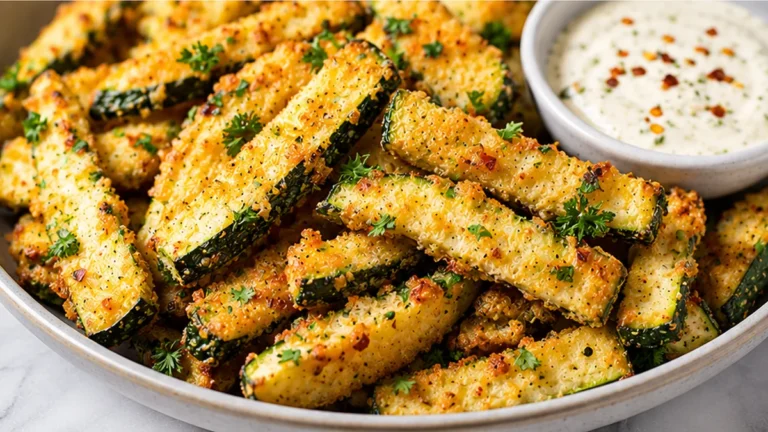 Crispy Air Fryer Zucchini Recipe