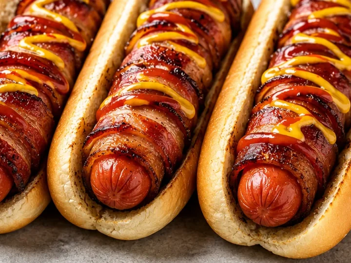 Ultimate Bacon-Wrapped Hot Dogs – Crispy & Juicy!