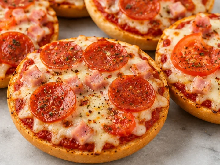 Ultimate Air Fryer Bagel Pizzas!
