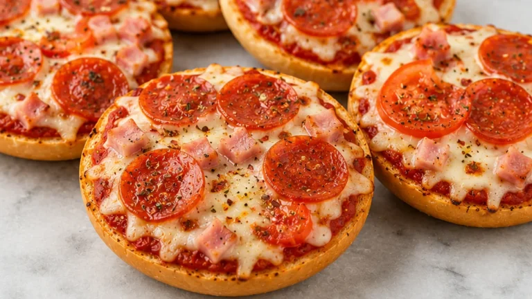Ultimate Air Fryer Bagel Pizzas!