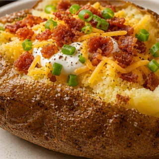 Crispy Air Fryer Baked Potato Perfection!