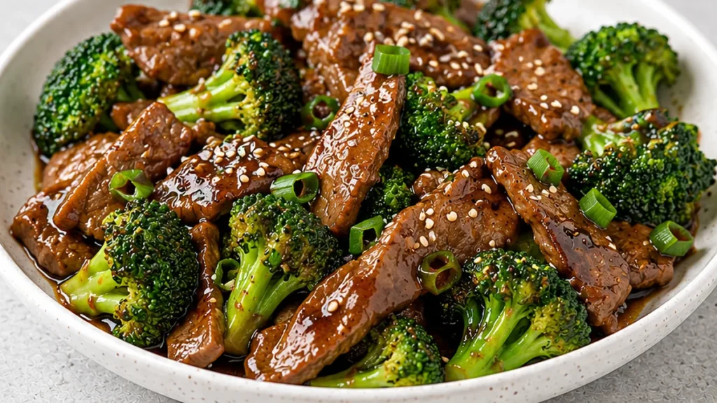 Air Fryer Beef & Broccoli: Quick & Easy Dinner - beef broccoli - Beef Broccoli Air Fryer: Make this easy stir-fry in just 15 minutes! Tender beef and crisp broc