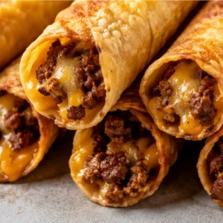 Crispy Beef Taquitos - Ultimate Crunch! Beef taquitos: Make these crispy, flavorful taquitos in the air fryer in under 30 minutes. Perfect for a quick and satis