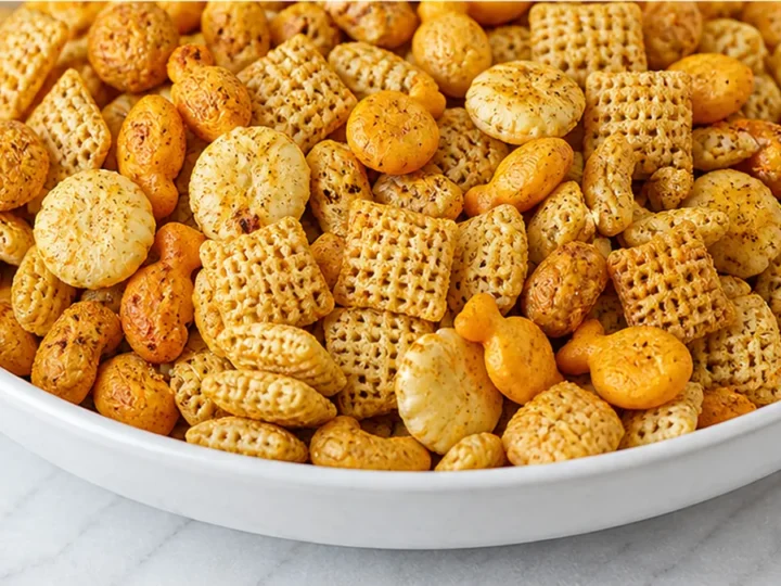 Crispy Air Fryer Chex Mix Snack