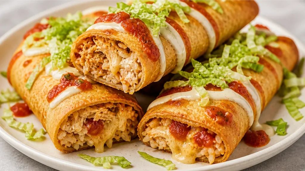Crispy Air Fryer Chicken Chimichangas - Discover crispy chicken chimichangas made easy in the air fryer! A quick and delicious recipe perfect for weeknights, re
