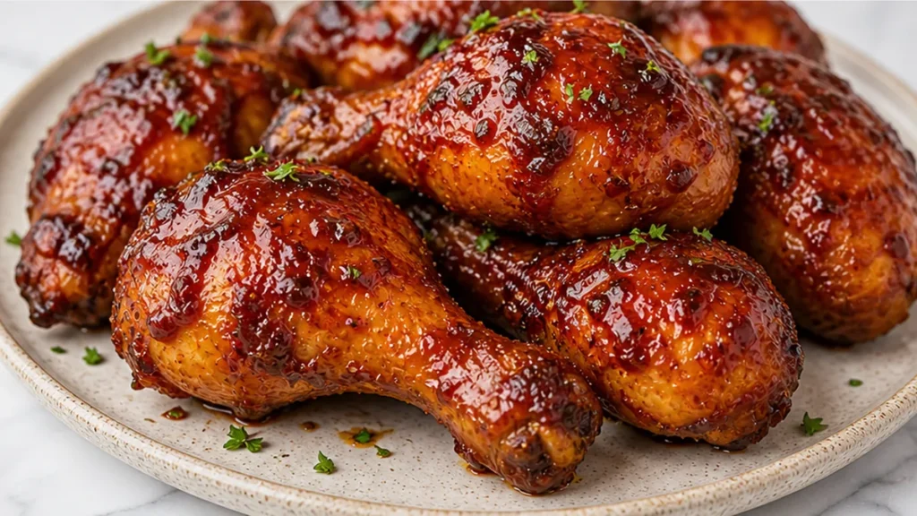 Crispy BBQ Air Fryer Chicken Legs - Discover the best BBQ Air Fryer Chicken Legs recipe! Crispy, juicy, and smothered in sauce. Ready in under 30 minutes for a