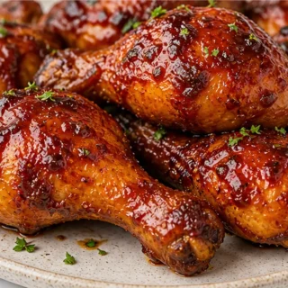 Crispy BBQ Air Fryer Chicken Legs - Discover the best BBQ Air Fryer Chicken Legs recipe! Crispy, juicy, and smothered in sauce. Ready in under 30 minutes for a