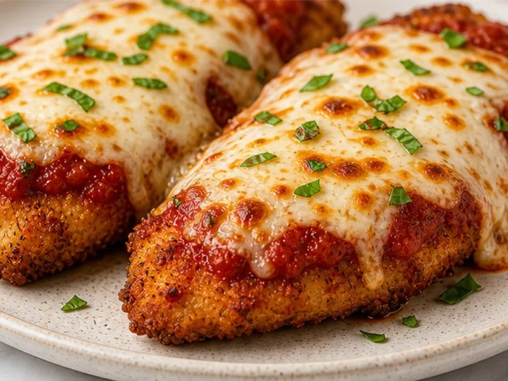 Crispy Air Fryer Chicken Parm