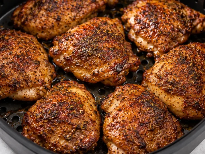 Juicy Air Fryer Chicken Thighs Recipe!