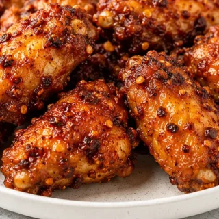 Crispy Chili Crisp Crunch Wings - chili crisp wings - Chili crisp wings: Make the best air fryer chicken wings with this incredible recipe. Crispy, spicy, and r