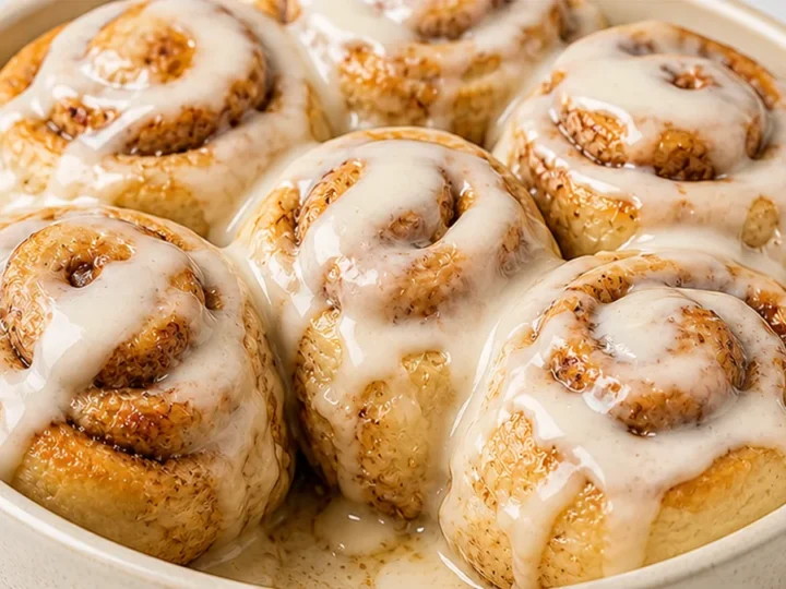 Quick Air Fryer Cinnamon Rolls