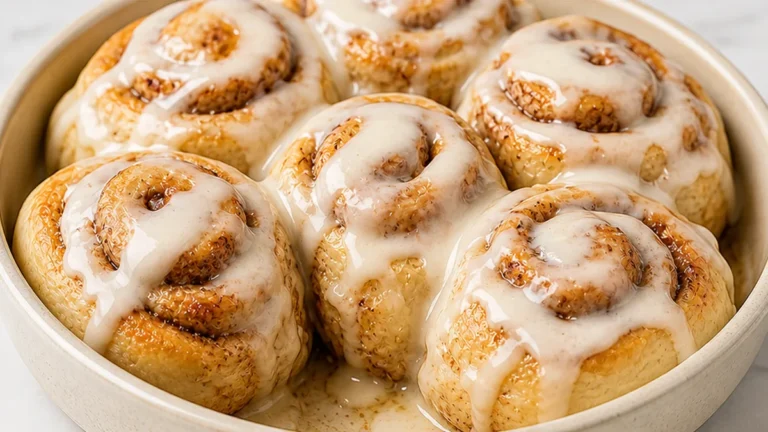 Quick Air Fryer Cinnamon Rolls