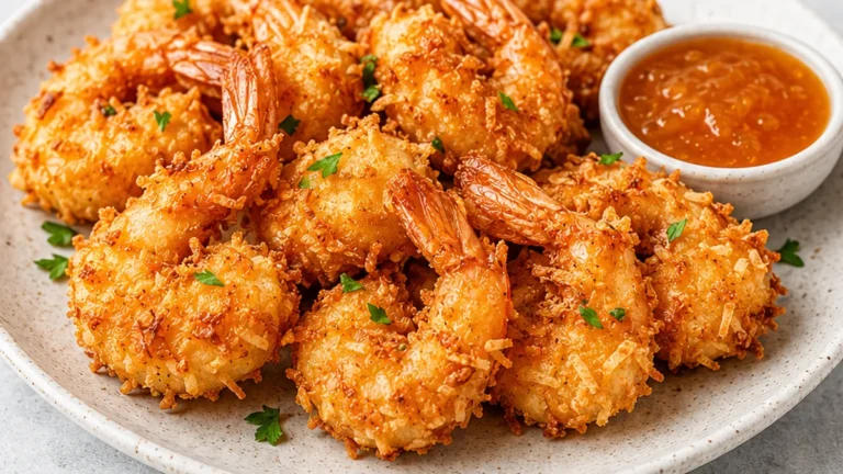 Crispy Air Fryer Coconut Shrimp
