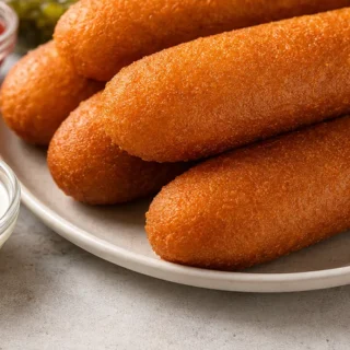 Crispy Air Fryer Corn Dogs in 15 Minutes