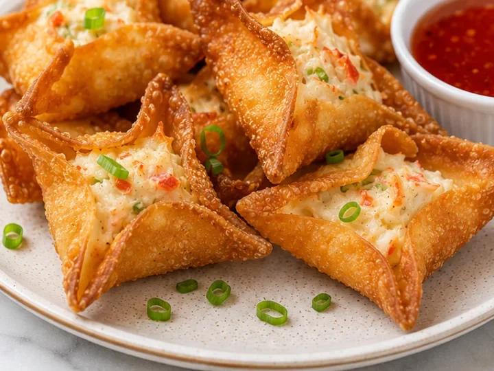 Crispy Air Fryer Crab Rangoon – SO EASY!