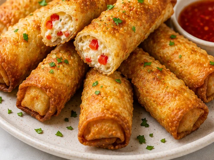 Crispy Air Fryer Feta Rolls – Easy Snack!