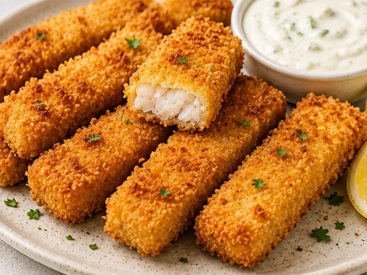 Crispy Golden Fish Sticks: Air Fryer Hack