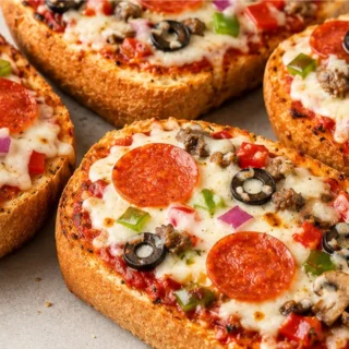 Crispy Air Fryer French Bread Pizzas: Quick & Delicious! French bread pizza: Make crispy, cheesy pizzas in your air fryer in minutes! This easy recipe is perfec