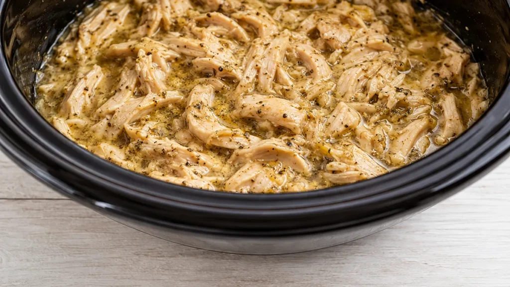 Easiest Frozen Crock-Pot Chicken Ever! - frozen chicken - Discover the easiest way to cook frozen chicken in the Crock-Pot. This recipe delivers tender, shredda
