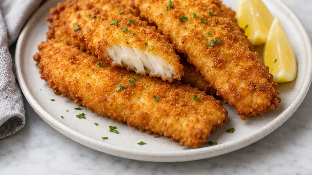 Crispy Air Fryer Frozen Fish Perfection! Discover the best way to cook frozen fish in the air fryer! Get crispy, delicious fillets in just 10 minutes. Perfect f