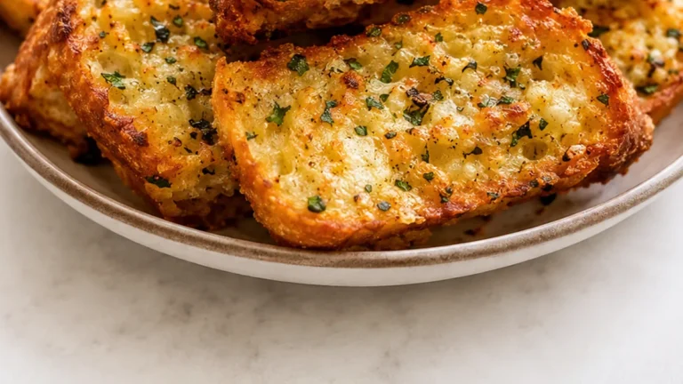 Air Fryer Garlic Bread  Crisp & Cheesy!