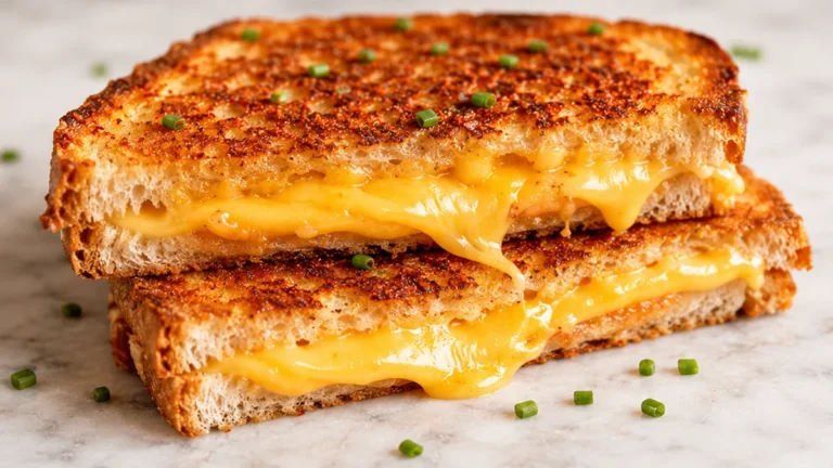 The ULTIMATE Melty Grilled Cheese – Air Fryer Magic!