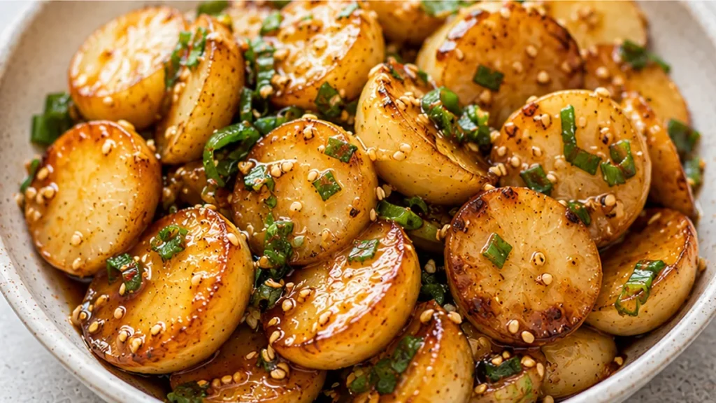 Mind-Blowing Hakurei Turnips Recipe - Discover Hakurei turnips roasted to crispy perfection and tossed in a tangy miso-lime dressing. This easy recipe is ready
