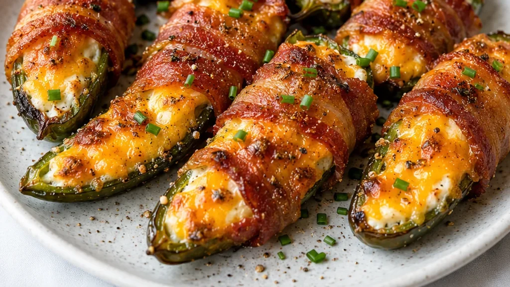 Crispy Jalapeno Poppers: Addictive Snack Alert! ️ - Discover the ultimate jalapeno poppers recipe! Easy air fryer method for perfectly crispy bacon and creamy c