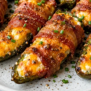 Crispy Jalapeno Poppers: Addictive Snack Alert! ️ - Discover the ultimate jalapeno poppers recipe! Easy air fryer method for perfectly crispy bacon and creamy c