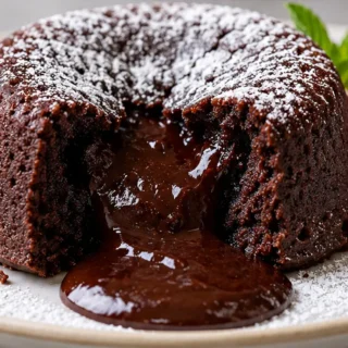 Molten Chocolate Magic: Air Fryer Lava Cakes! Discover our irresistible lava cakes! This easy air fryer recipe creates perfectly molten chocolate cakes in under