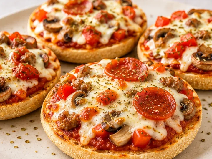 Air Fryer English Muffin Pizzas!
