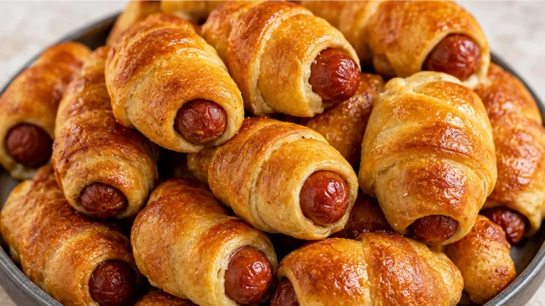 Golden Pigs in a Blanket: Easy Air Fryer Snack