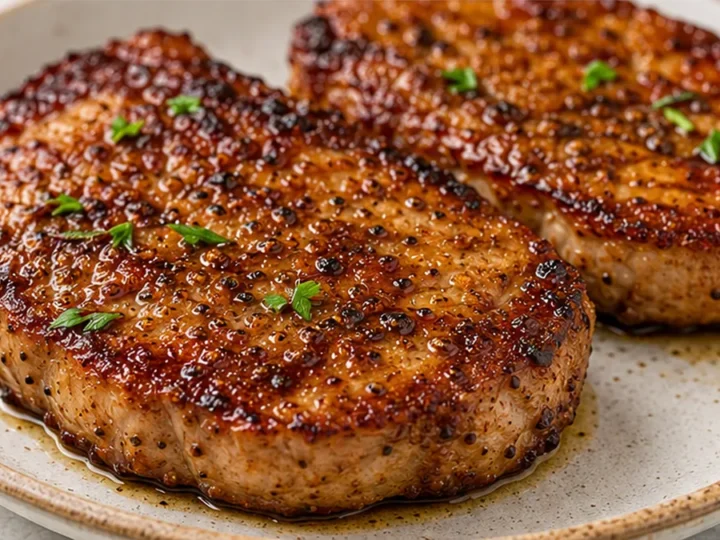 Juiciest Air Fryer Pork Chops EVER!