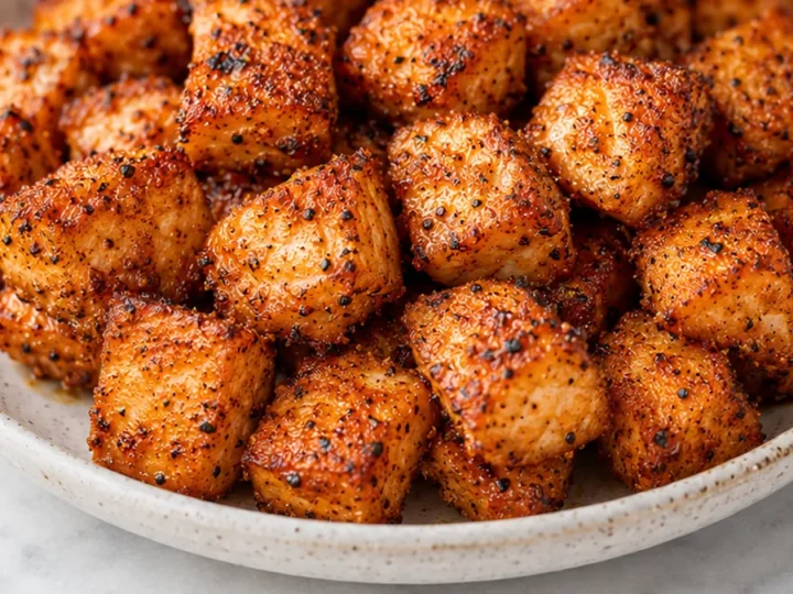 Crispy Air Fryer Salmon Bites