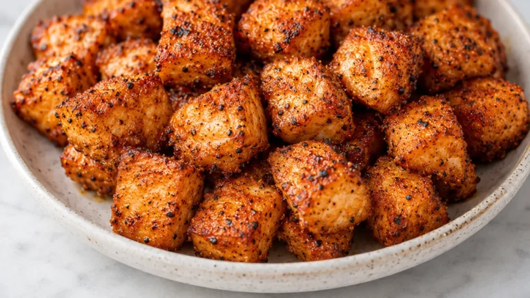 Crispy Air Fryer Salmon Bites