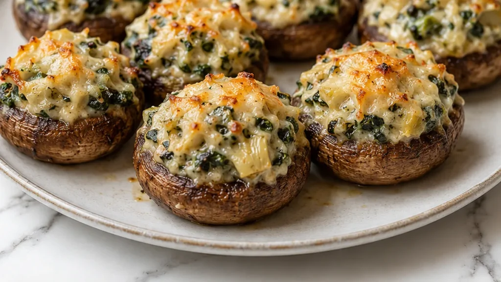 Viral Air Fryer Stuffed Mushrooms - Discover the best Air Fryer Stuffed Mushrooms! Easy, creamy, and flavorful appetizer recipe ready in under 30 minutes. Perfe